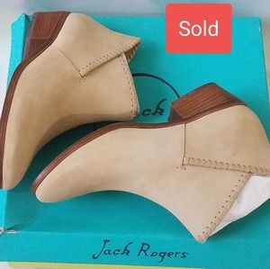 🍁Jack Rogers Womens Sadie Suede Ankle Bootie